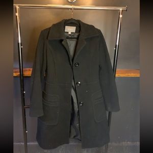 APT 9 Black Wool Coat Small